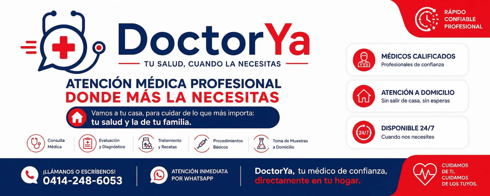 DoctorYa - Atención médica profesional a domicilio